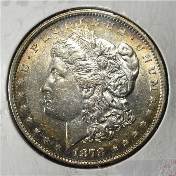 1878 7TF REV 1879 MORGAN DOLLAR AU/BU