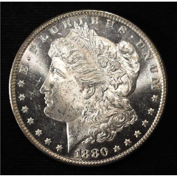 1880-S MORGAN DOLLAR GEM BU