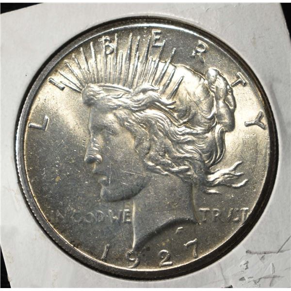 1927 PEACE DOLLAR CH BU