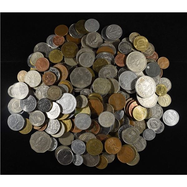 5 LBS FOREIGN COINS