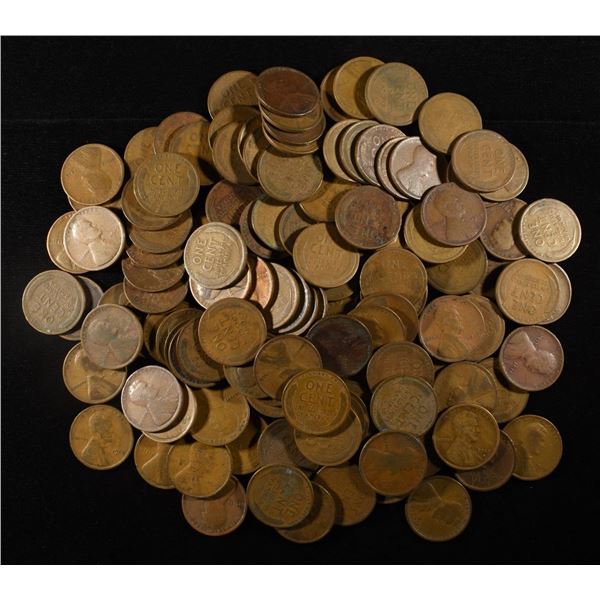 (128) P,D,S (1909-1919) LINCOLN WHEAT CENTS