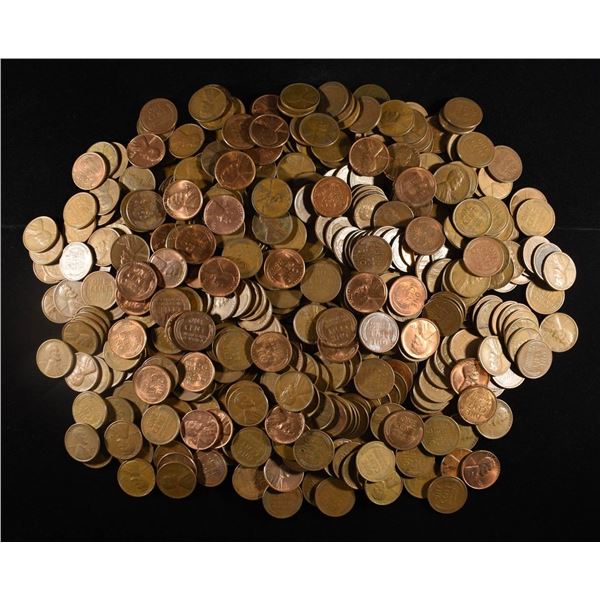 (500) WHEAT CENTS MIXED DATES