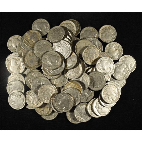 (75) FULL DATE BUFFALO NICKELS