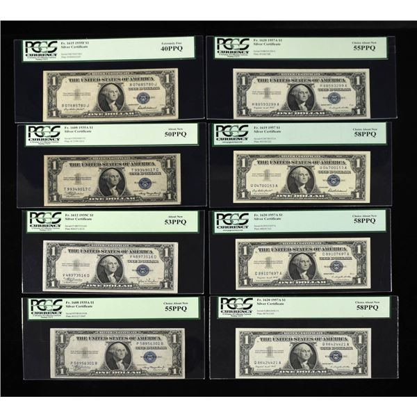 (8) SILVER CERTIFICATE $1 NOTE