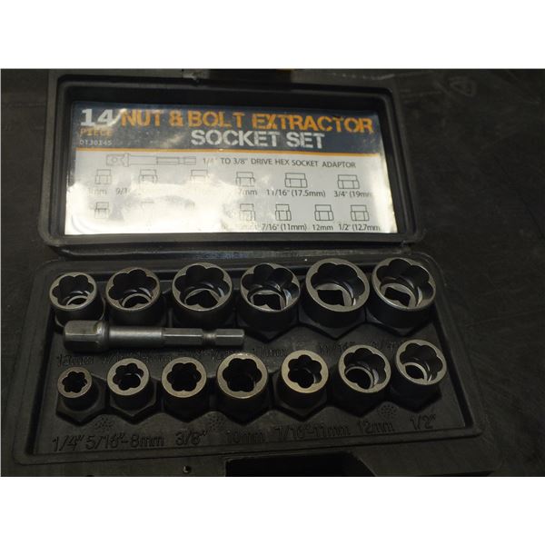 14pc Nut & Bolt Extractor Socket Set