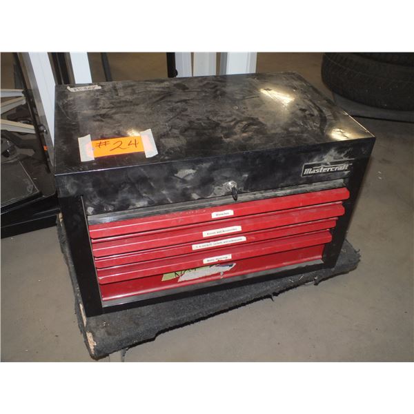 Mastercraft 4 Drawer Tool Chest w/ Assorted Tools