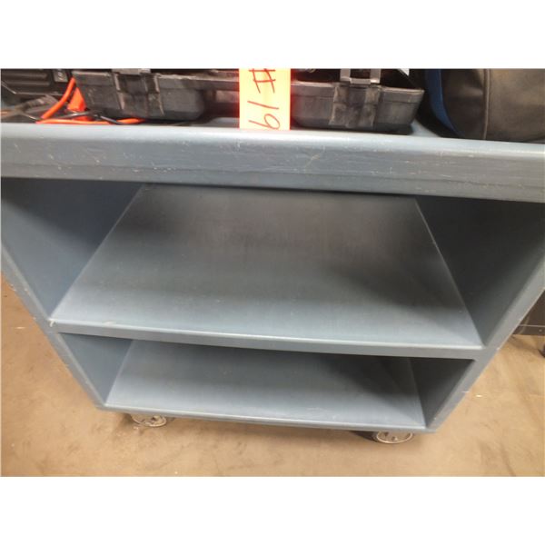 2 Plastic Carts On Wheels