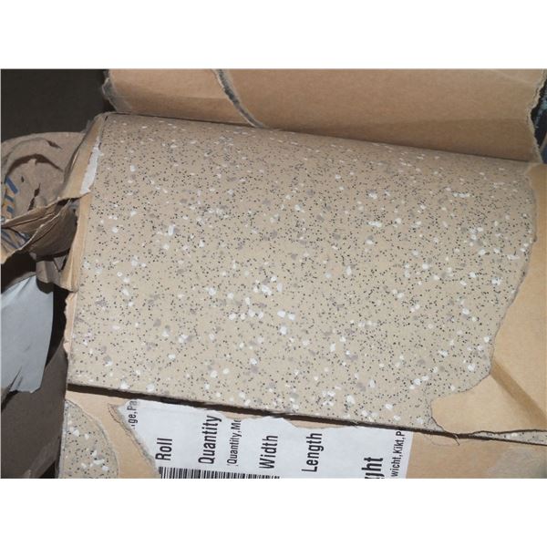 1 Roll Of Gritty Linoleum