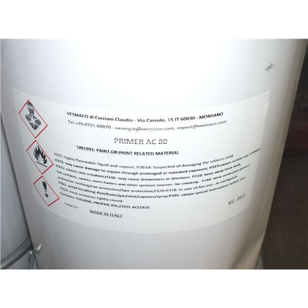 5 Pails Of Vesmaco Floor Sealer