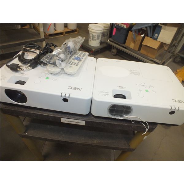 Two Nec MC372X Projectors