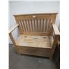 Image 1 : Pine Entryway Bench