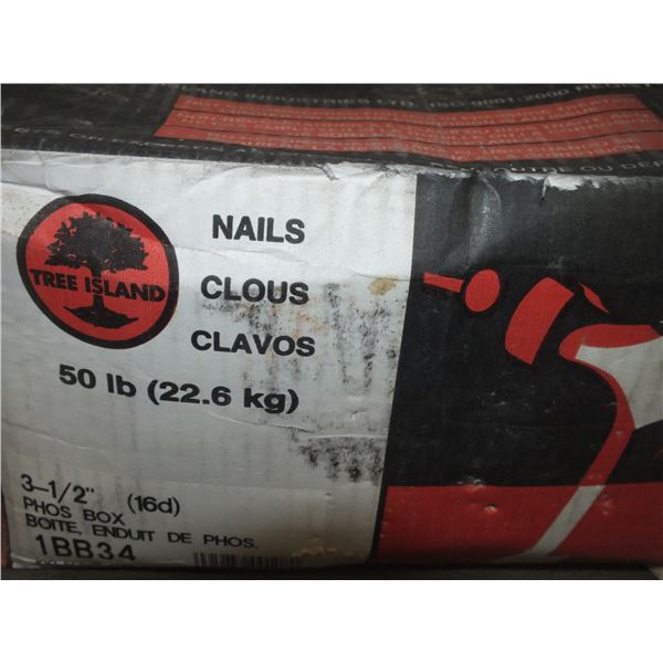 1 Box Of 3 1/2" Nails