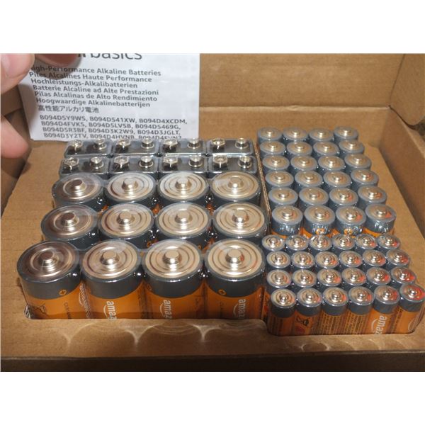 1 Case Of Assorted Batteries