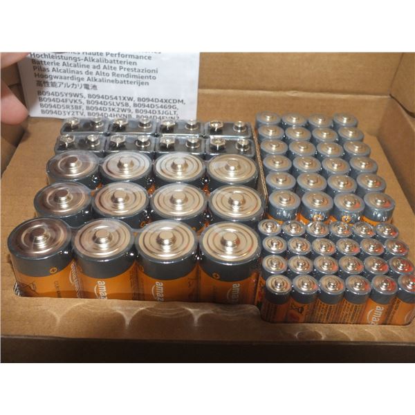 1 Case Of Assorted Batteries