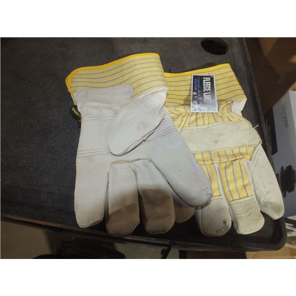 12 Pairs Of Fleeced Lined Winter work Gloves