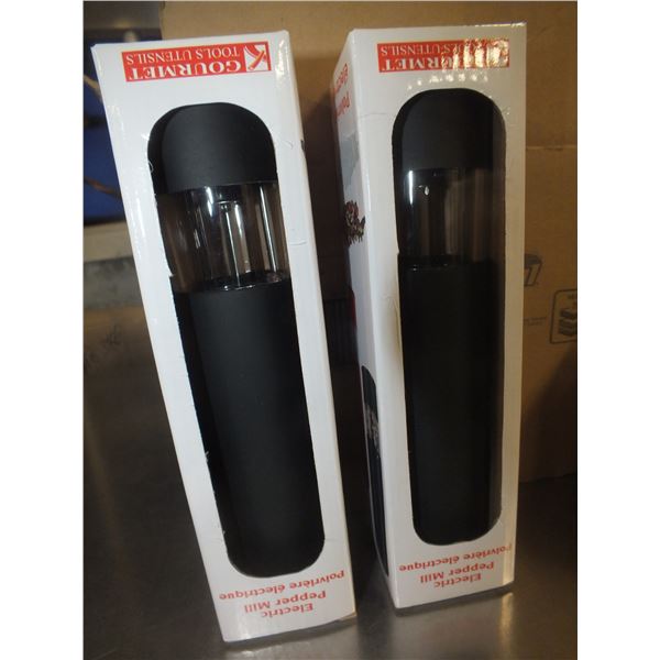 Two Electric Pepper Grinders