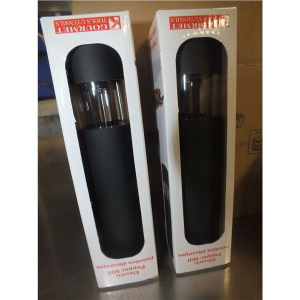 Two Electric Pepper Grinders