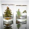 Image 2 : 6pc Spode Double Old Fashioned Glasses, Christmas Tree