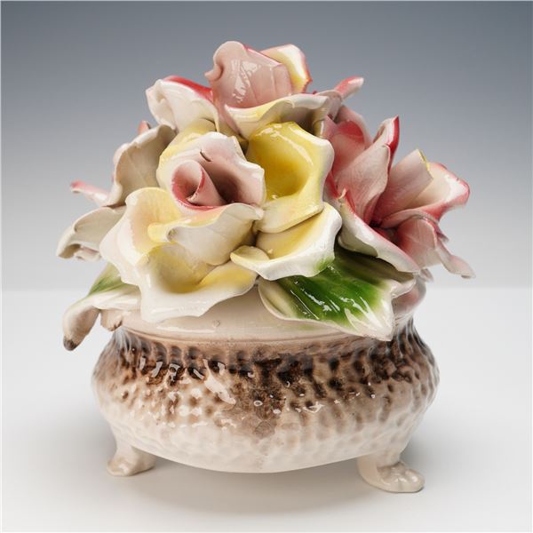 Capodimonte Roses of Romance Figurine