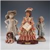 Image 1 : 4pc Assorted Vintage Ceramic Figurines