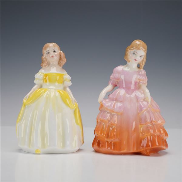 2pc Royal Doulton Figurines, Penny and Rose
