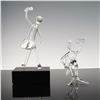 Image 2 : 2pc Hand Blown Glass Figurines, Frabel Original Atlanta & Unmarked