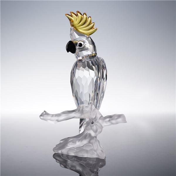 Swarovski Crystal Figurine, Cockatoo