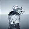 Image 2 : Swarovski Crystal Figurine, Elephant Large with Frosted Tail 015169