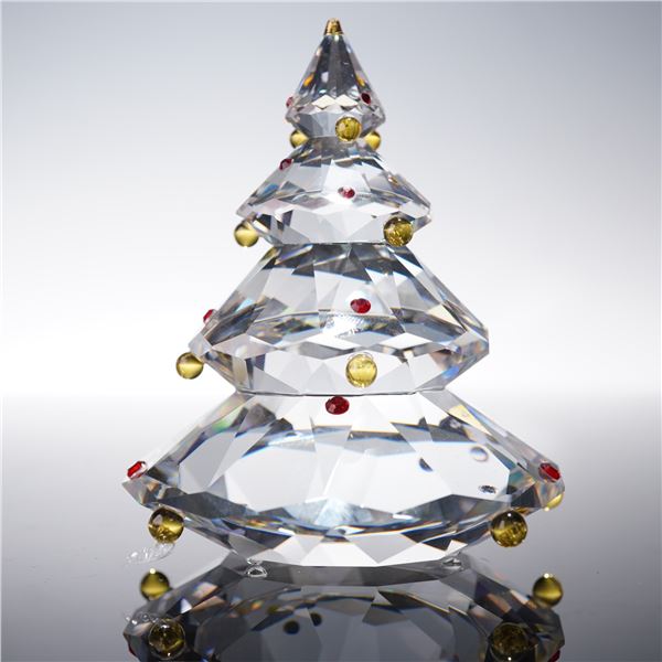 Swarovski Crystal Figurine, Christmas Tree