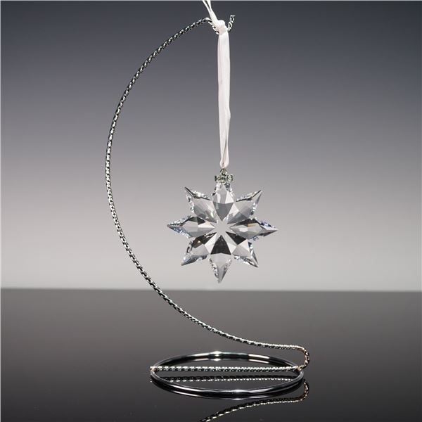2pc Swarovski Crystal Tree Ornament with Stand, 2013 Christmas