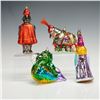 Image 2 : 4pc Polonaise Christmas Tree Ornaments and Box, Medieval Collection