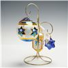 Image 2 : 4pc Christopher Radko Hanukkah Ornaments with Stand