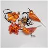 Image 1 : 7pc Christopher Radko and Autumn Glass Ornaments
