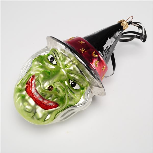 Christopher Radko Ornament, Green Witch