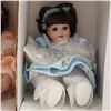 Image 5 : 4pc Marie Osmond Tiny Tots Porcelain Dolls