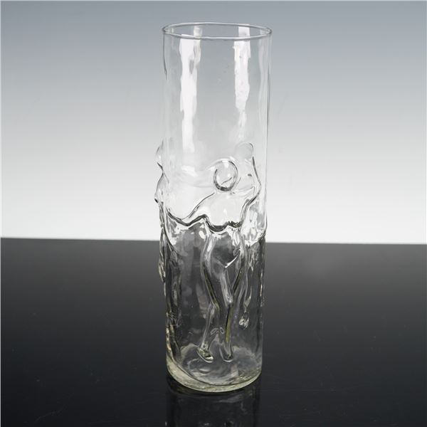 Dancing Ladies Glass Vase