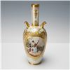 Image 1 : German Porcelain Gilt Floral Vase
