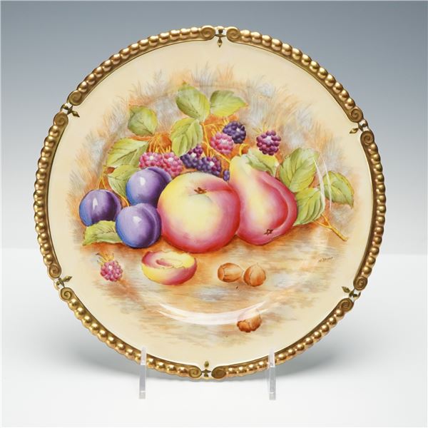 Aynsley Bone China Dinner Plate, Fruit Orchard