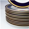 Image 3 : 12pc Rosenthal Porcelain Dinner Plates, Eminence Cobalt Blue