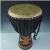 Image 3 : Handcrafted Ghanaian Djembe Drum with Carved Base
