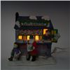 Image 9 : Victorian Village Collectibles Duffy's Newsstand Lighted Porcelain Building