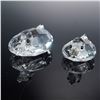 Image 1 : 2pc Swarovski Crystal Figurines, Mini Duck & Medium Duck