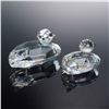Image 3 : 2pc Swarovski Crystal Figurines, Mini Duck & Medium Duck