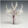 Image 1 : Christopher Radko Christmas Tree Ornament, Crystal Frost Feathers