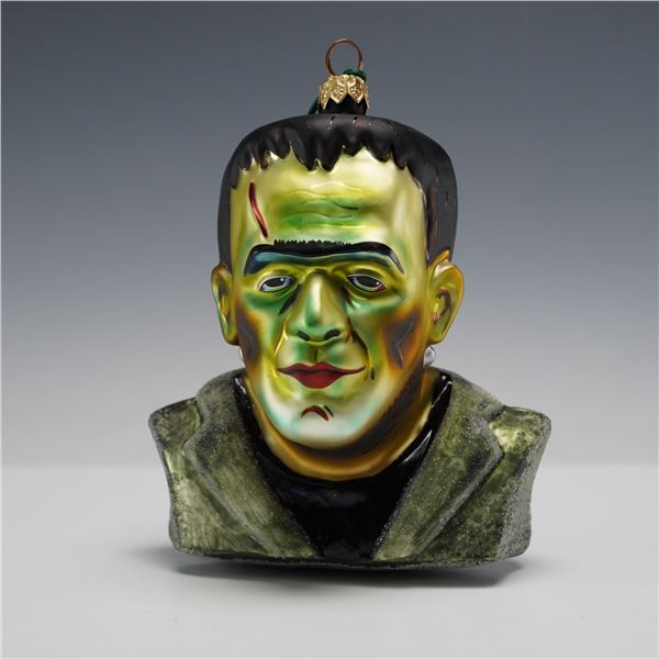 Christopher Radko Frankenstein Glass Ornament Bust