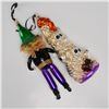 Image 2 : 2pc Christopher Radko Halloween Ornaments