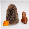 Image 2 : 2pc Steiff Stuffed Animals, Hedgehog and Squirrel