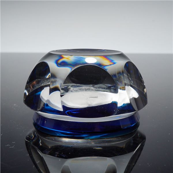 Baccarat Crystal Paperweight, Woodrow Wilson