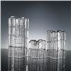 Image 1 : 3pc Rosenthal Studio Line Tapio Wirkkala Glass Candleholders, Inka