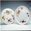 Image 1 : 2pc Royal Worcester Porcelain Oval Platter and Cake Plate, Evesham